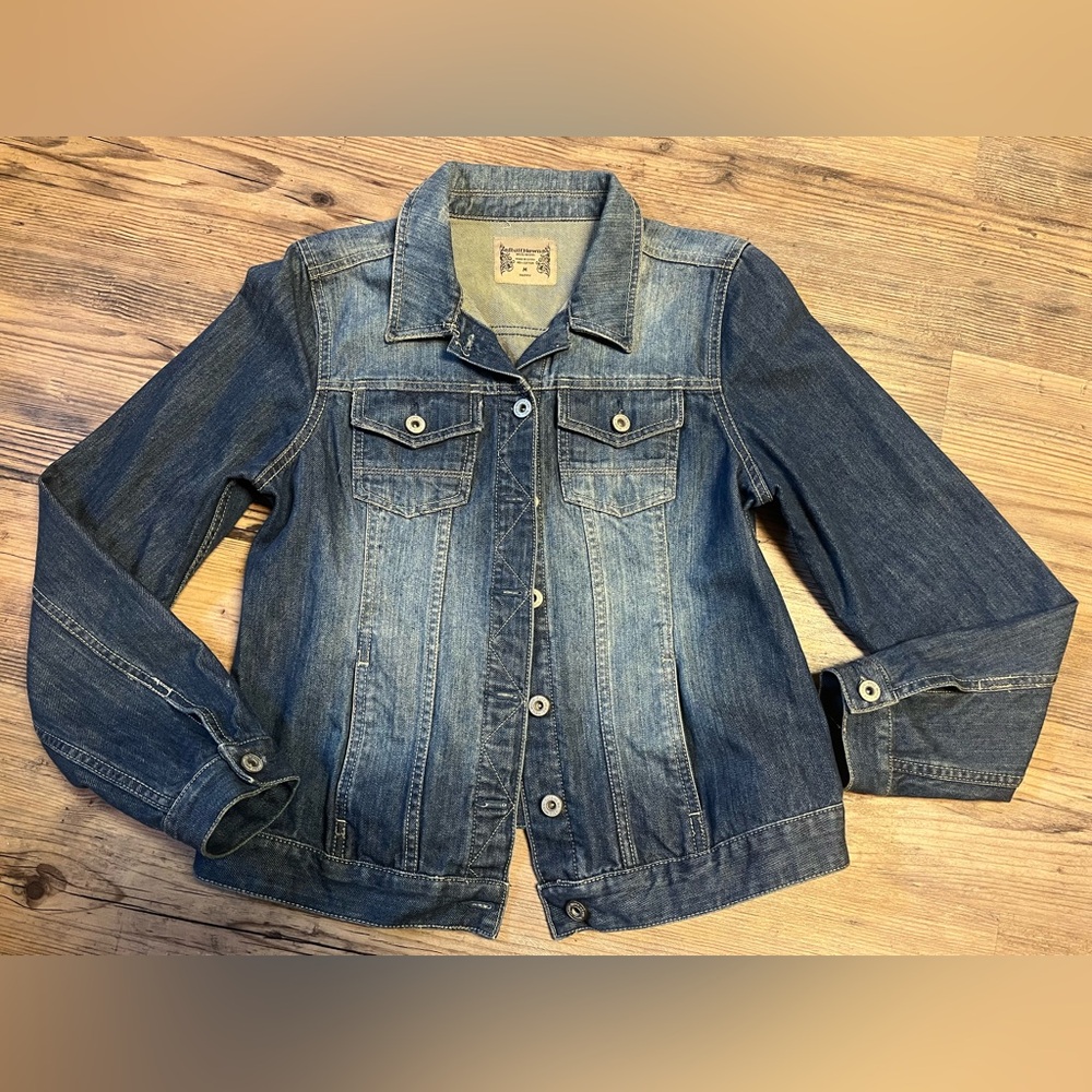 Ruff Hewn denim jacket. Medium.